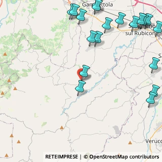 Mappa Via Aldo Moro, 47020 Roncofreddo FC, Italia (6.5725)