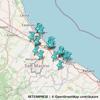 Mappa SS Adriatica, 47923 Rimini RN, Italia (9.544)