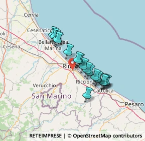 Mappa SS Adriatica, 47923 Rimini RN, Italia (10.855)