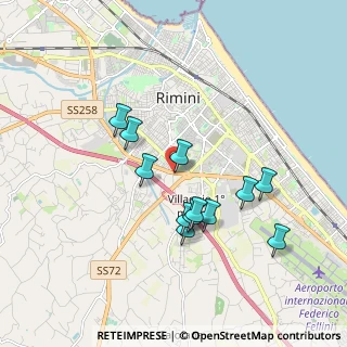 Mappa Strada Statale Adriatica, 47923 Rimini RN, Italia (1.66083)