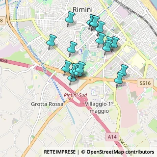 Mappa Strada Statale Adriatica, 47923 Rimini RN, Italia (0.8255)