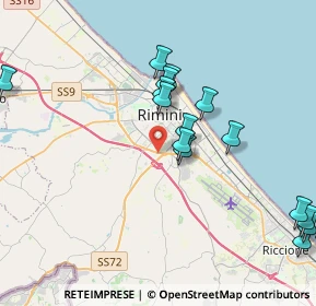 Mappa Strada Statale Adriatica, 47923 Rimini RN, Italia (4.64625)