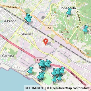 Mappa Via Passo della Volpe, 54033 Carrara MS, Italia (1.5395)