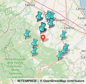 Mappa Via I Maggio, 47014 Meldola FC, Italia (12.646)