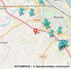 Mappa Casetti, 47923 Rimini RN, Italia (2.75308)