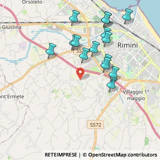 Mappa Casetti, 47923 Rimini RN, Italia (2.112)