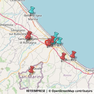 Mappa Casetti, 47923 Rimini RN, Italia (6.41727)