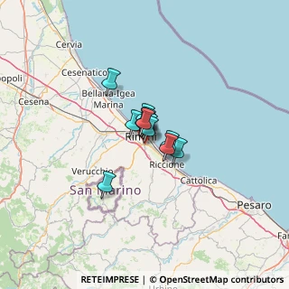 Mappa Via E. Rodriguez, 47900 Rimini RN, Italia (5.71154)