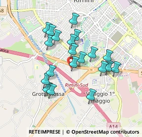 Mappa Via Pomposa, 47924 Rimini RN, Italia (0.812)