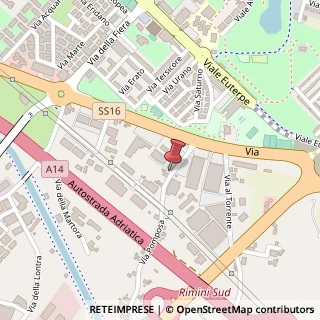Mappa Via Pomposa, 39, 47924 Rimini, Rimini (Emilia Romagna)