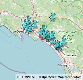 Mappa Via Oriana Fallaci, 54033 Carrara MS, Italia (10.166)