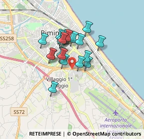 Mappa Via Macanno n. 69 Presso Clinica Regina Salutis II° piano Centro Direzionale Minerva, 47924 Rimini RN, Italia (1.2515)