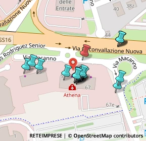 Mappa Via Macanno n. 69 Presso Clinica Regina Salutis II° piano Centro Direzionale Minerva, 47924 Rimini RN, Italia (0.048)