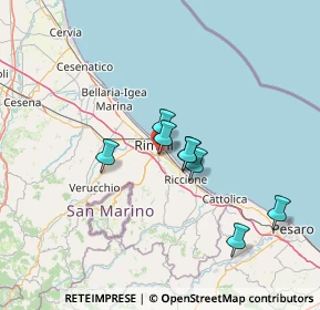 Mappa Via Macanno n. 69 Presso Clinica Regina Salutis II° piano Centro Direzionale Minerva, 47924 Rimini RN, Italia (23.18083)