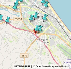 Mappa A14 - Autostrada Adriatica, 47924 Rimini RN, Italia (2.63615)