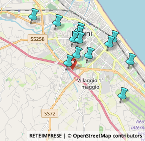 Mappa A14 - Autostrada Adriatica, 47924 Rimini RN, Italia (1.86231)