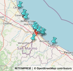 Mappa A14 - Autostrada Adriatica, 47924 Rimini RN, Italia (11.51545)