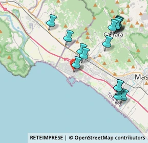 Mappa Via Capitano Michele Fiorillo, 54036 Marina di Carrara MS, Italia (4.53188)