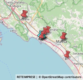 Mappa Via Capitano Michele Fiorillo, 54036 Marina di Carrara MS, Italia (4.31077)