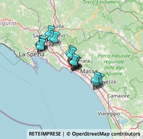 Mappa Via Capitano Michele Fiorillo, 54036 Marina di Carrara MS, Italia (9.553)