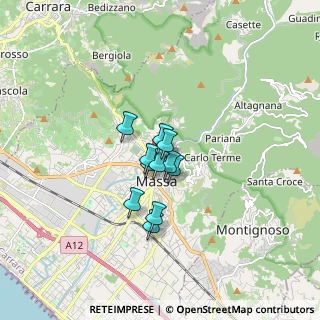 Mappa Via Bassa Tambura, 54100 Massa MS, Italia (0.96273)
