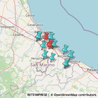 Mappa Via Quartirolo, 47923 Rimini RN, Italia (9.37769)