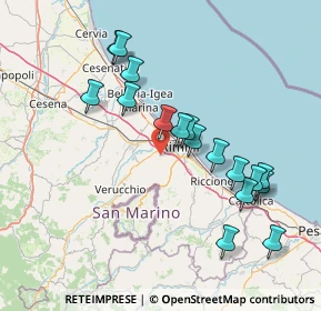 Mappa Via Quartirolo, 47923 Rimini RN, Italia (15.23529)