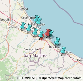 Mappa Via Quartirolo, 47923 Rimini RN, Italia (9.39)