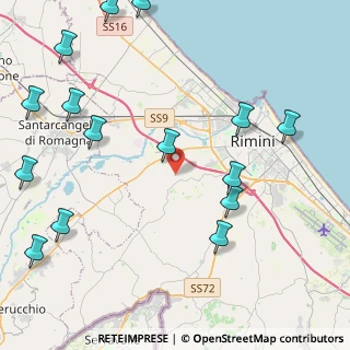 Mappa Via Quartirolo, 47923 Rimini RN, Italia (5.802)