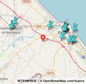 Mappa Via Quartirolo, 47923 Rimini RN, Italia (4.69438)