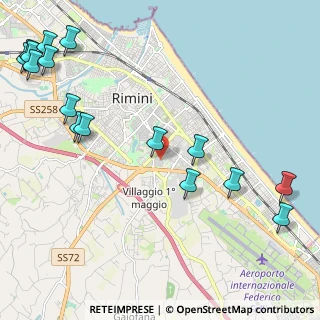 Mappa Via Rubicone, 47923 Rimini RN, Italia (3.0625)