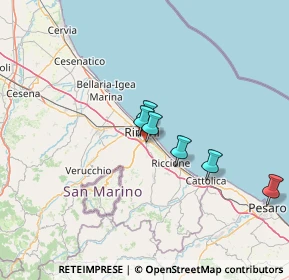 Mappa Via Domenico Paulucci, 47923 Rimini RN, Italia (33.3075)