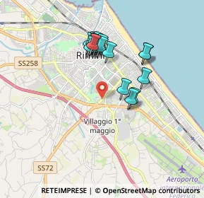 Mappa Via Domenico Paulucci, 47923 Rimini RN, Italia (1.59941)