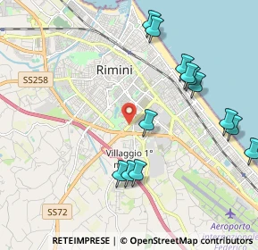 Mappa Via Domenico Paulucci, 47923 Rimini RN, Italia (2.29538)