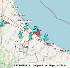 Mappa Via Adelina Patti, 47924 Rimini RN, Italia (23.26583)