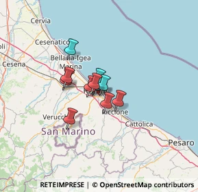 Mappa Via Adelina Patti, 47924 Rimini RN, Italia (7.00091)