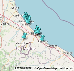 Mappa Via Adelina Patti, 47924 Rimini RN, Italia (9.58462)