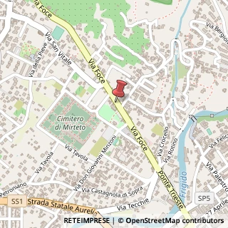 Mappa Via Foce, 57, 54100 Massa, Massa-Carrara (Toscana)