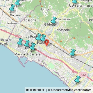 Mappa Via Igino Cocchi, 54033 Carrara MS, Italia (2.68833)