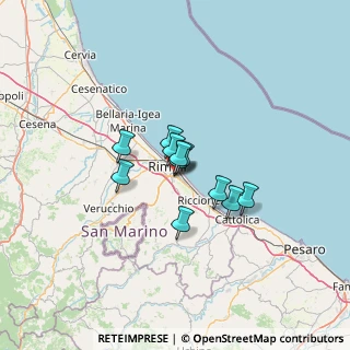 Mappa Via Publio Ovidio Nasone, 47923 Rimini RN, Italia (7.61636)