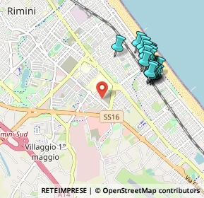 Mappa Via Publio Ovidio Nasone, 47923 Rimini RN, Italia (1.0085)