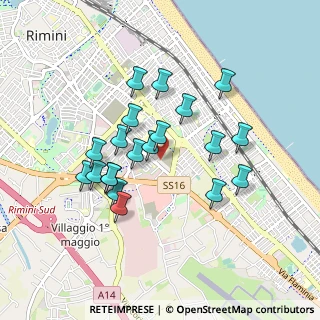 Mappa Via Publio Ovidio Nasone, 47923 Rimini RN, Italia (0.811)