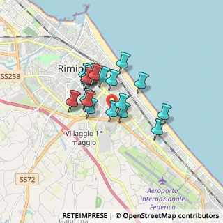 Mappa Via Publio Ovidio Nasone, 47923 Rimini RN, Italia (1.2395)