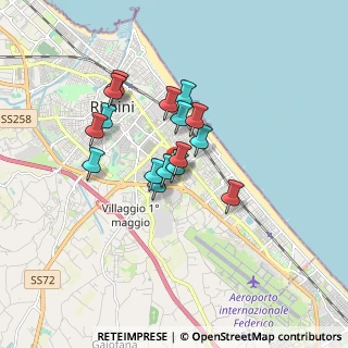 Mappa Via Publio Ovidio Nasone, 47923 Rimini RN, Italia (1.30188)