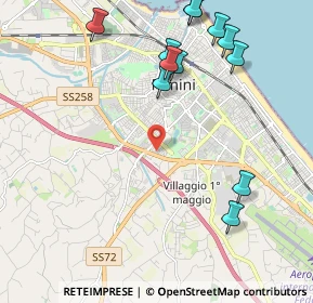 Mappa Via Celestino Alessandrini, 47923 Rimini RN, Italia (2.53917)