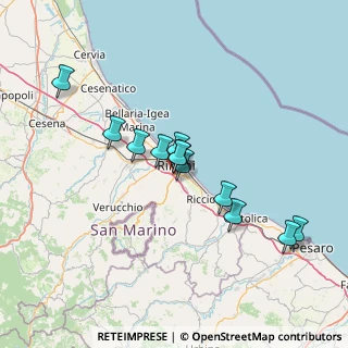 Mappa Via Celestino Alessandrini, 47923 Rimini RN, Italia (11.845)