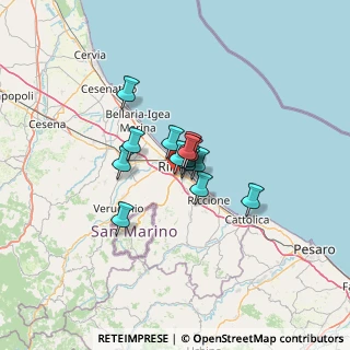 Mappa Via Celestino Alessandrini, 47923 Rimini RN, Italia (6.885)
