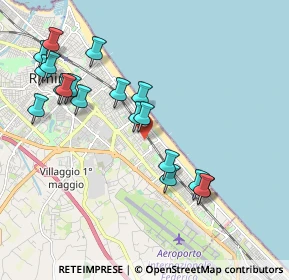 Mappa Via Cesare Beccaria, 47924 Rimini RN, Italia (2.12947)