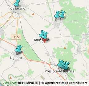 Mappa Via Amerigo Vespucci, 73056 Taurisano LE, Italia (5.32)