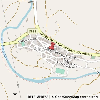 Mappa Via Parrocchia, 15A, 09080 Allai, Oristano (Sardegna)